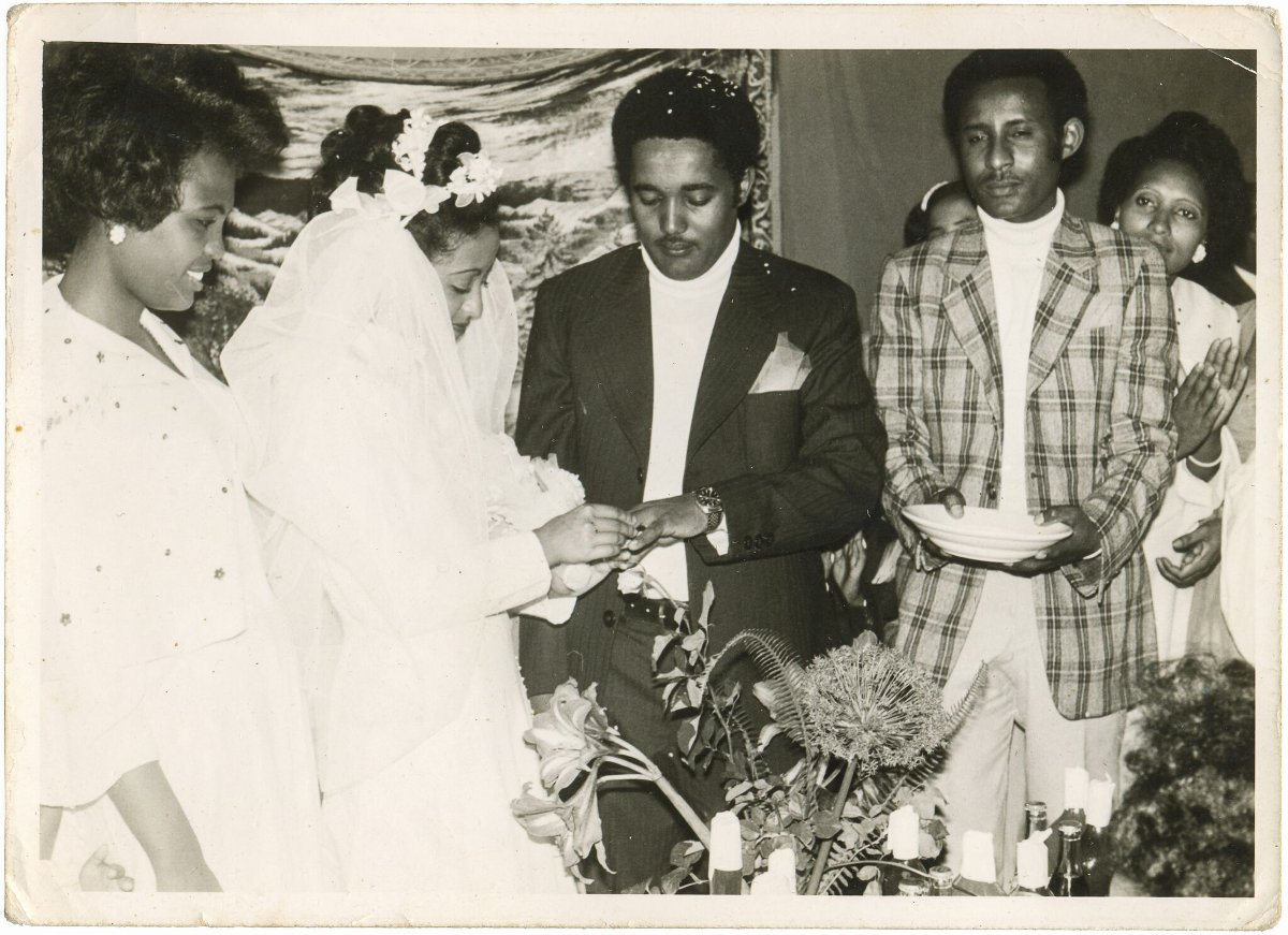 Photo: Saynalem and Genet who married each other in 1978 during the h eight of Ethiopia’s brutal Red Terror. ©Vintage Addis Ababa