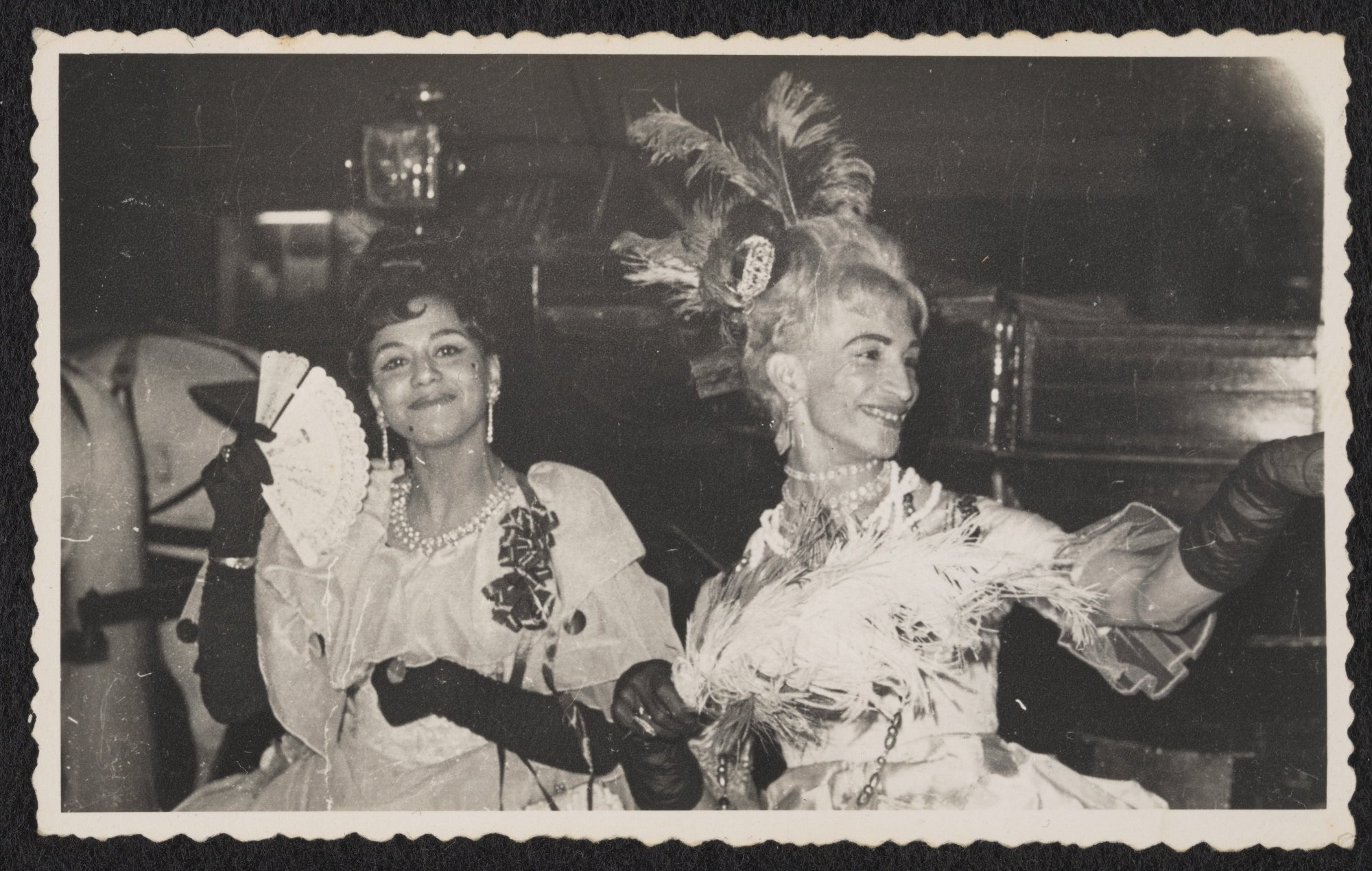 Sofia and Kewpie at the Marie Antoinette Ball at the Ambassador Club (1967) (GALA archives, Johannesburg)  